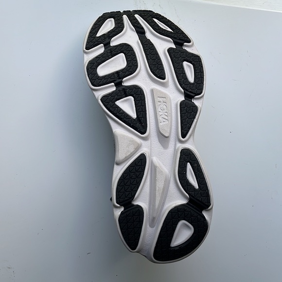 Hoka One One Bondi 8 Wide - NWT - 7.5 EE - Sharkskin/Harbor Mist - Picture 8 of 12